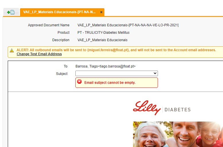SalesForce main page